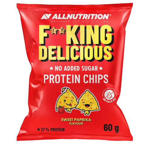 Salt and vinegar taste protein chips