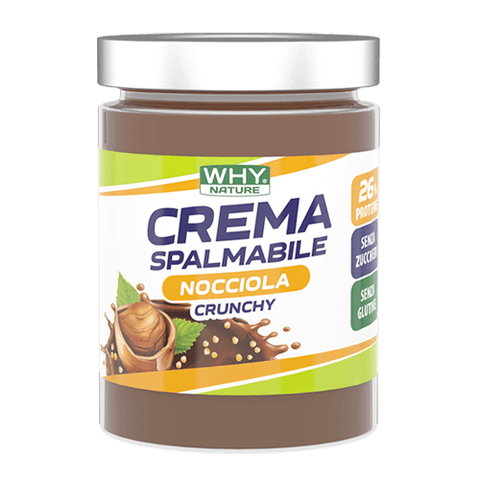 Crema alla nocciola proteica senza zucchero Why Nature 