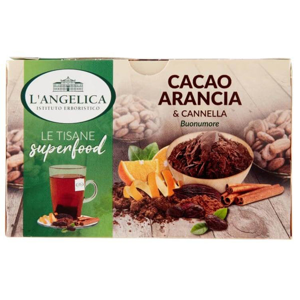 L'Angelica Tisana Superfood Cacao, Arancia e Cannella